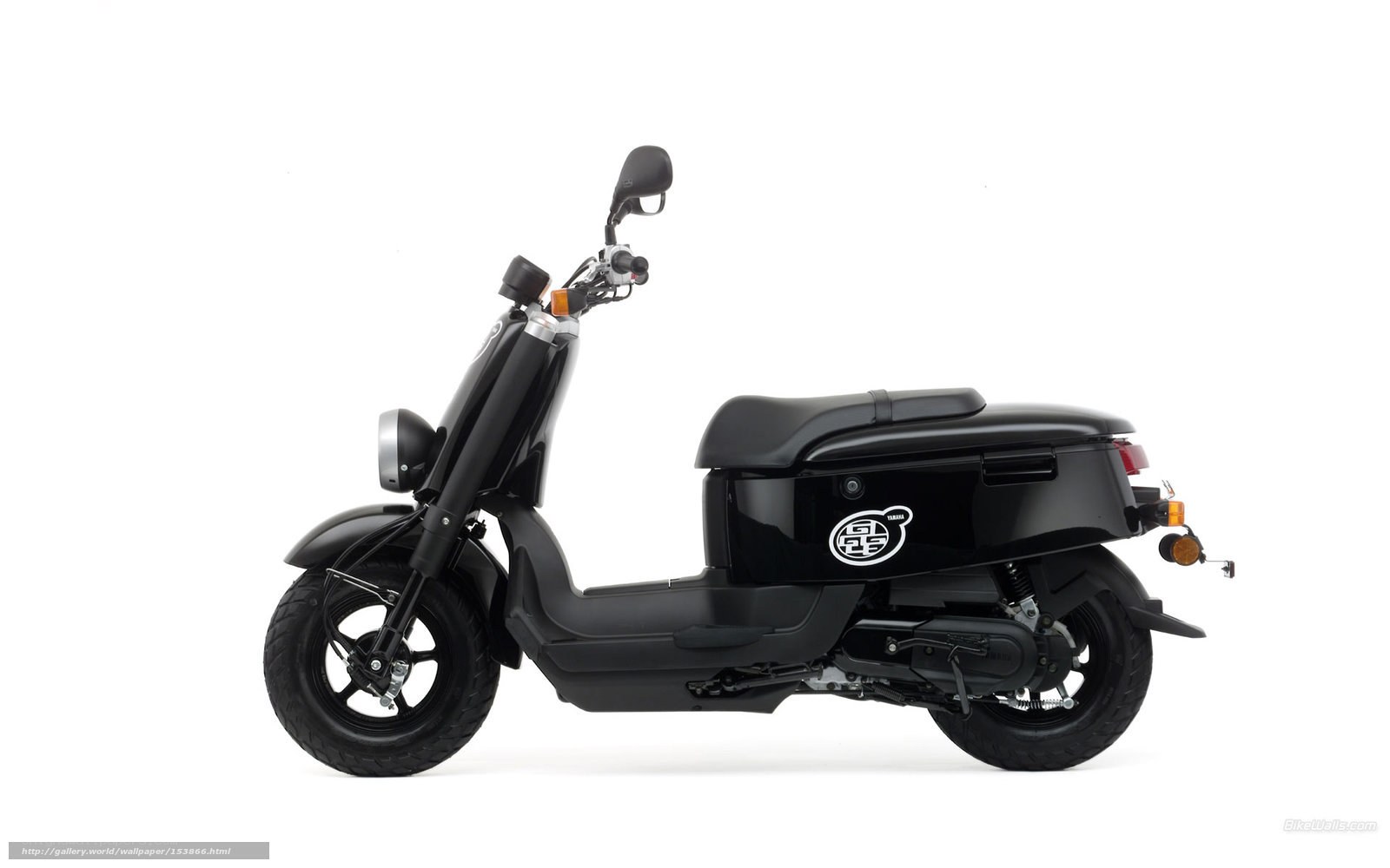 black scooter side profile