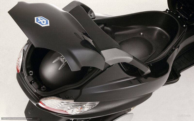 Black Scooter Storage