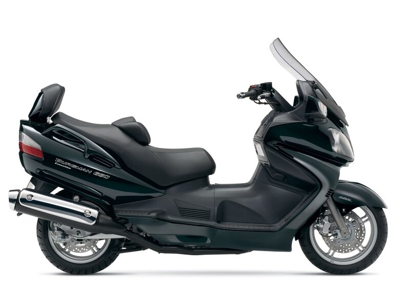 Black Scooter — Windshield, Silver