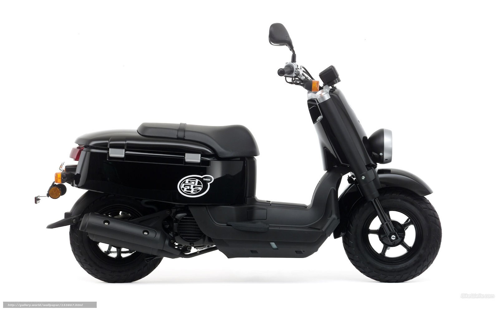 black scooter with storage compartment