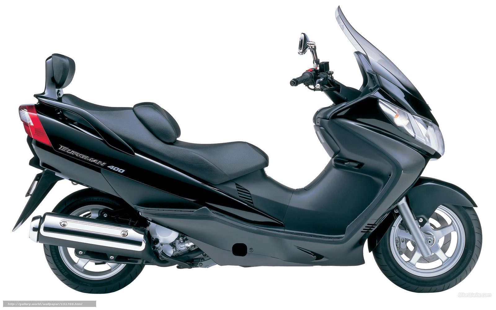 black scooter with windscreen