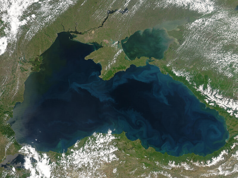 Black Sea Satellite View