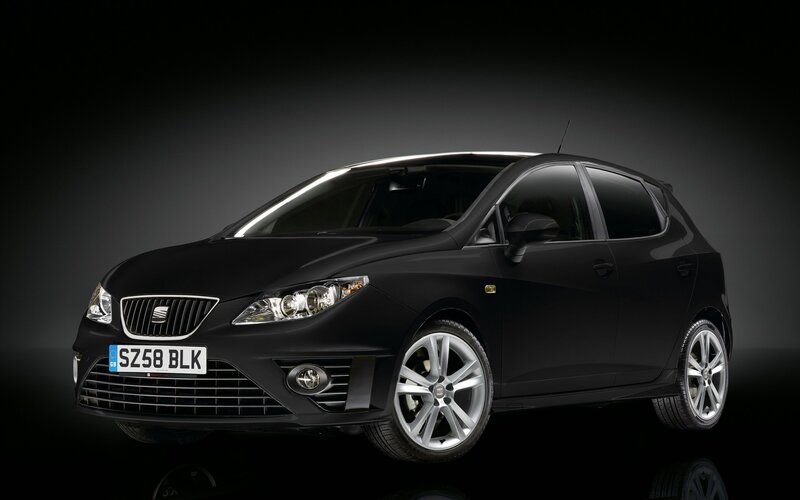 black seat ibiza car