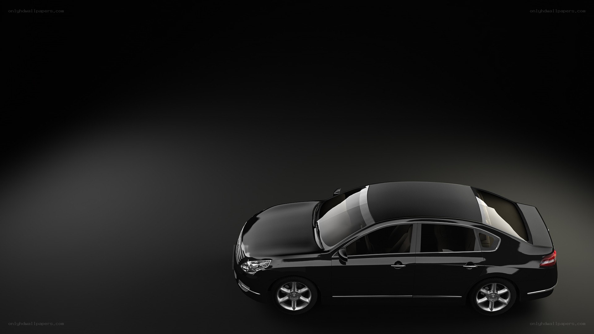 black sedan car