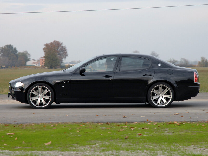 Black Sedan Car — Calm, Autumn, Photograph, Road