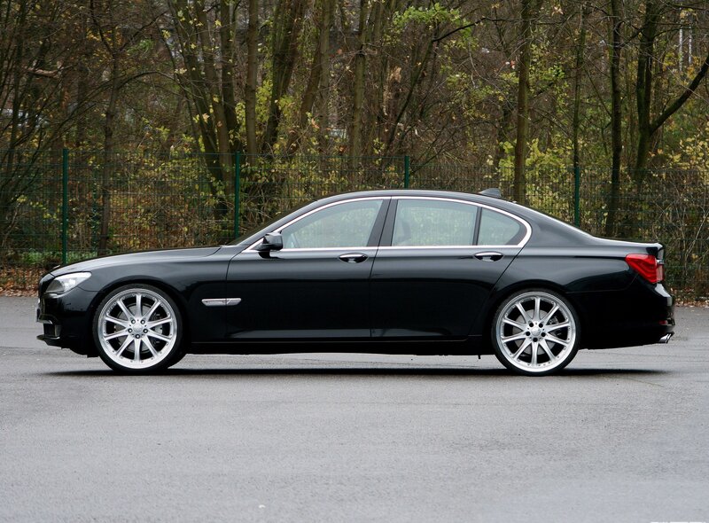 Black Sedan Car — Calm, Autumn, Photograph, Trees