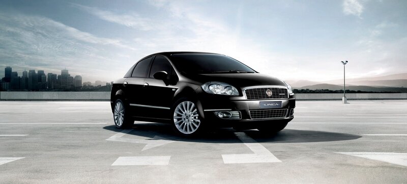 Black Sedan Car — Dramatic, Afternoon, Photograph, City Skyline