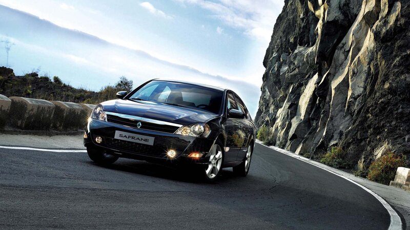 Black Sedan Car — Dramatic, Afternoon, Photograph, Road