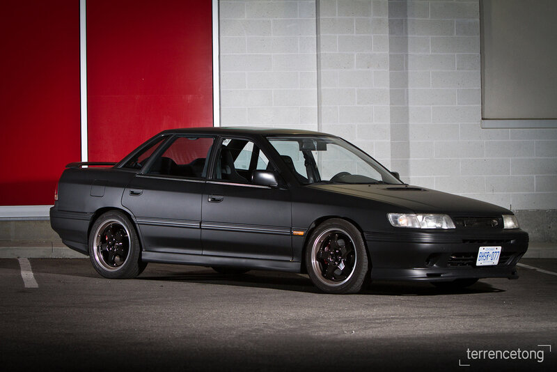 Black Sedan Car — Dramatic, Night