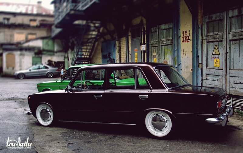 Black Sedan Car — Dramatic, Photograph, Green Car