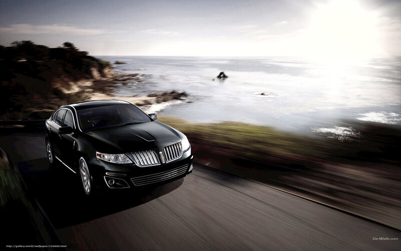 Black Sedan Car — Dynamic, Afternoon, Photograph, Coastline
