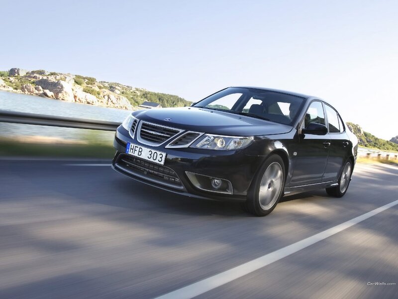 Black Sedan Car — Dynamic, Afternoon, Photograph, Road, Sea