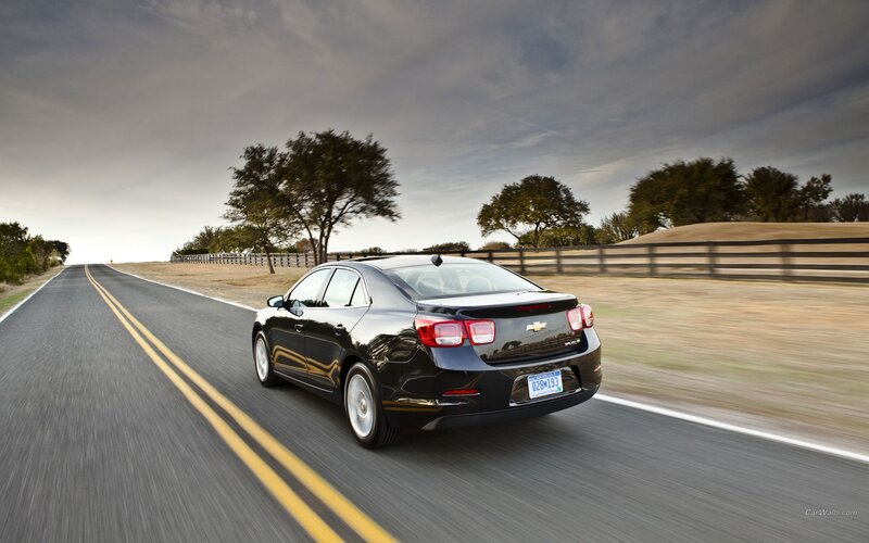 Black Sedan Car — Dynamic, Afternoon, Photograph, Road, Trees, Fence