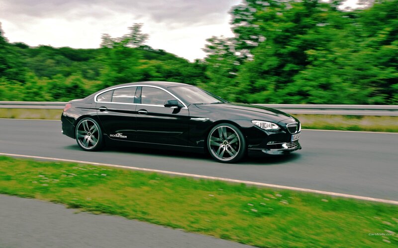 Black Sedan Car — Dynamic, Afternoon, Photograph, Road, Trees, Grass, Green, Gray
