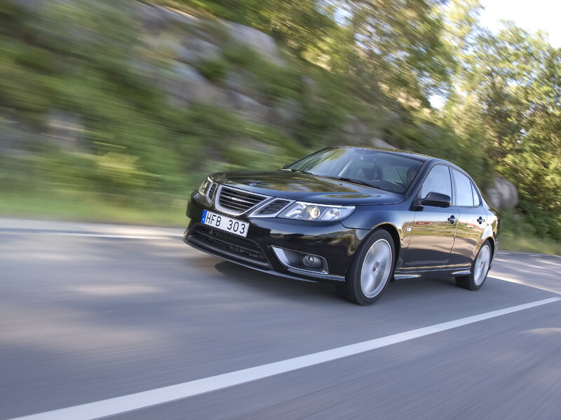 Black Sedan Car — Dynamic, Afternoon, Photograph, Road, Trees, License Plate