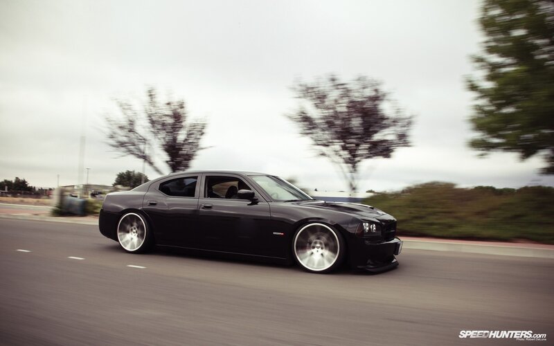 Black Sedan Car — Dynamic, Afternoon, Photograph, Road, Trees