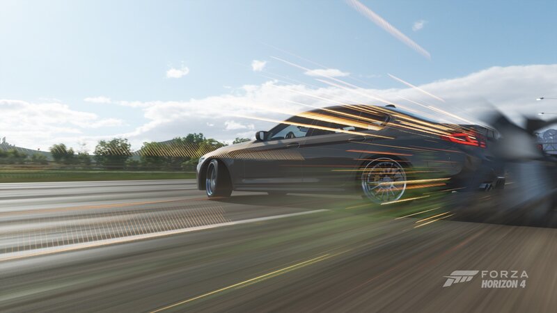 Black Sedan Car — Gray, Dynamic