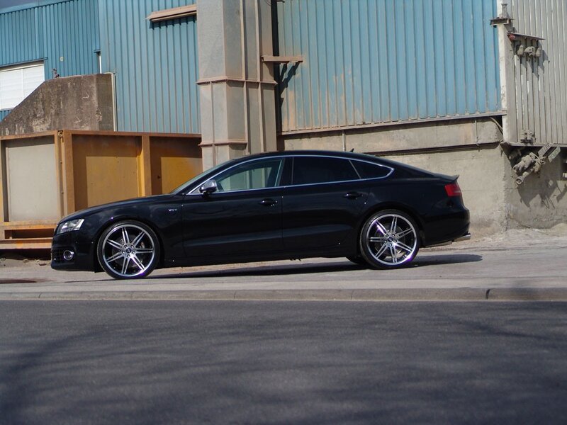 Black Sedan Car — Industrial, Afternoon