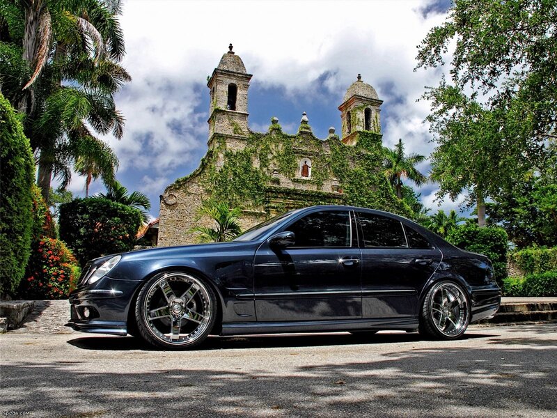 Black Sedan Car — Serene, Afternoon, Photograph, Church