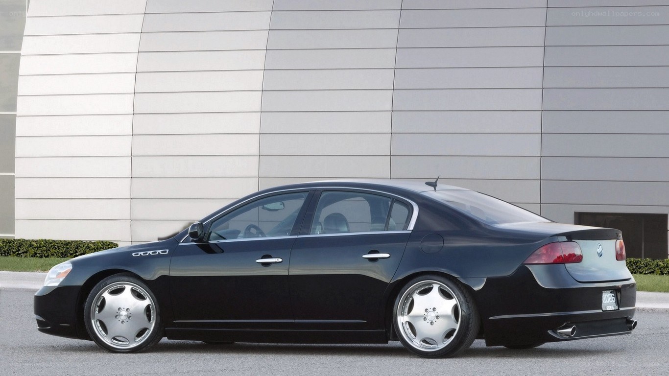 black sedan car side view