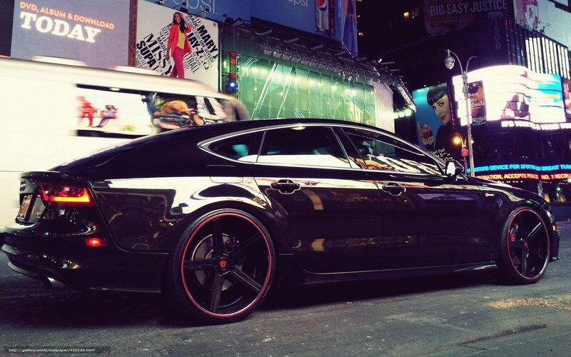 Black Sedan Car — Urban, Night