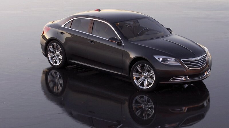 black sedan on reflective surface