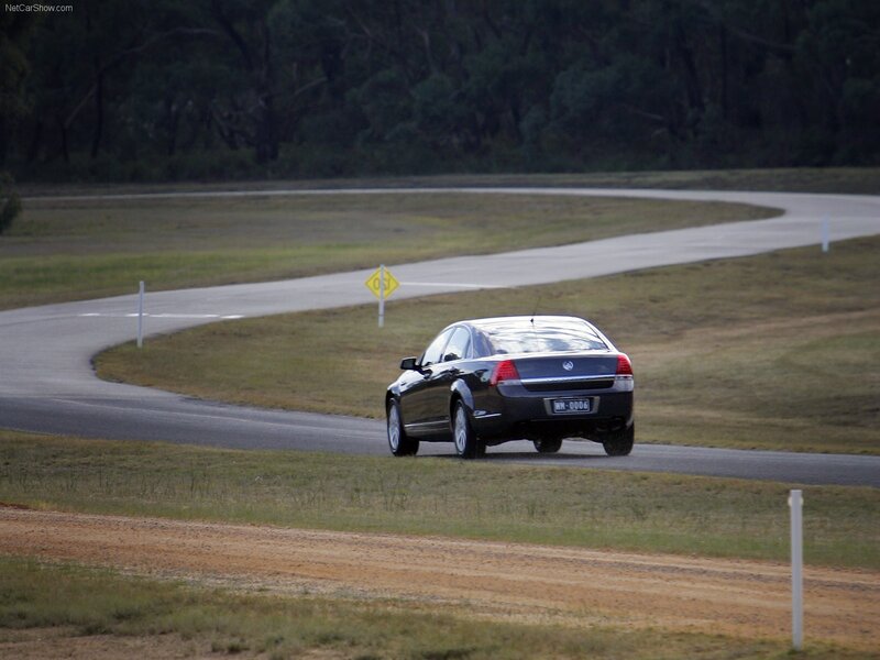 Black Sedan on Track — Calm