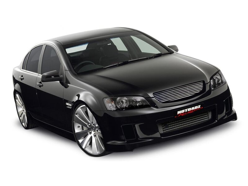 black sedan with custom modifications