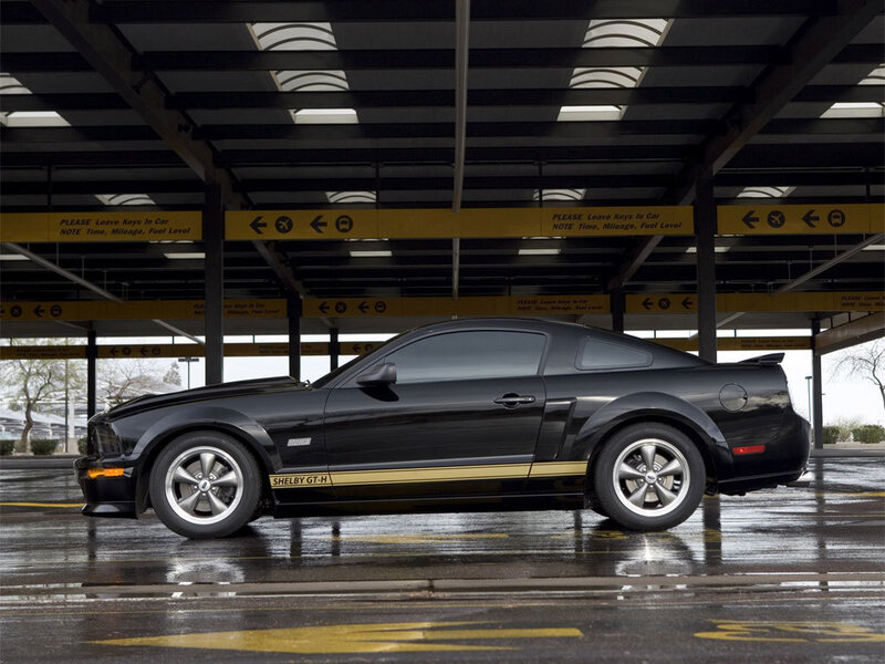 Black Shelby GT-H Mustang