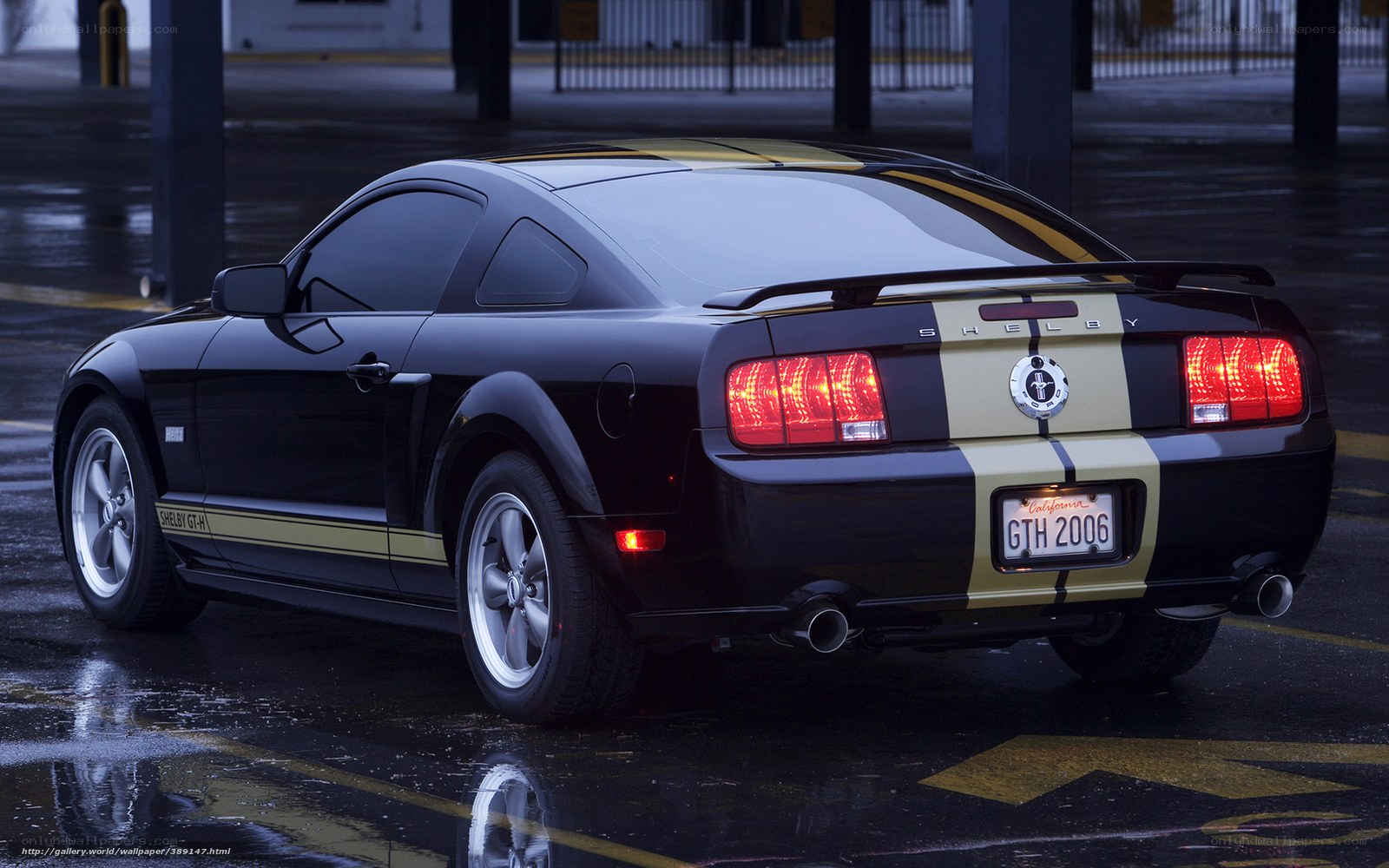 Black Shelby GT-H Mustang
