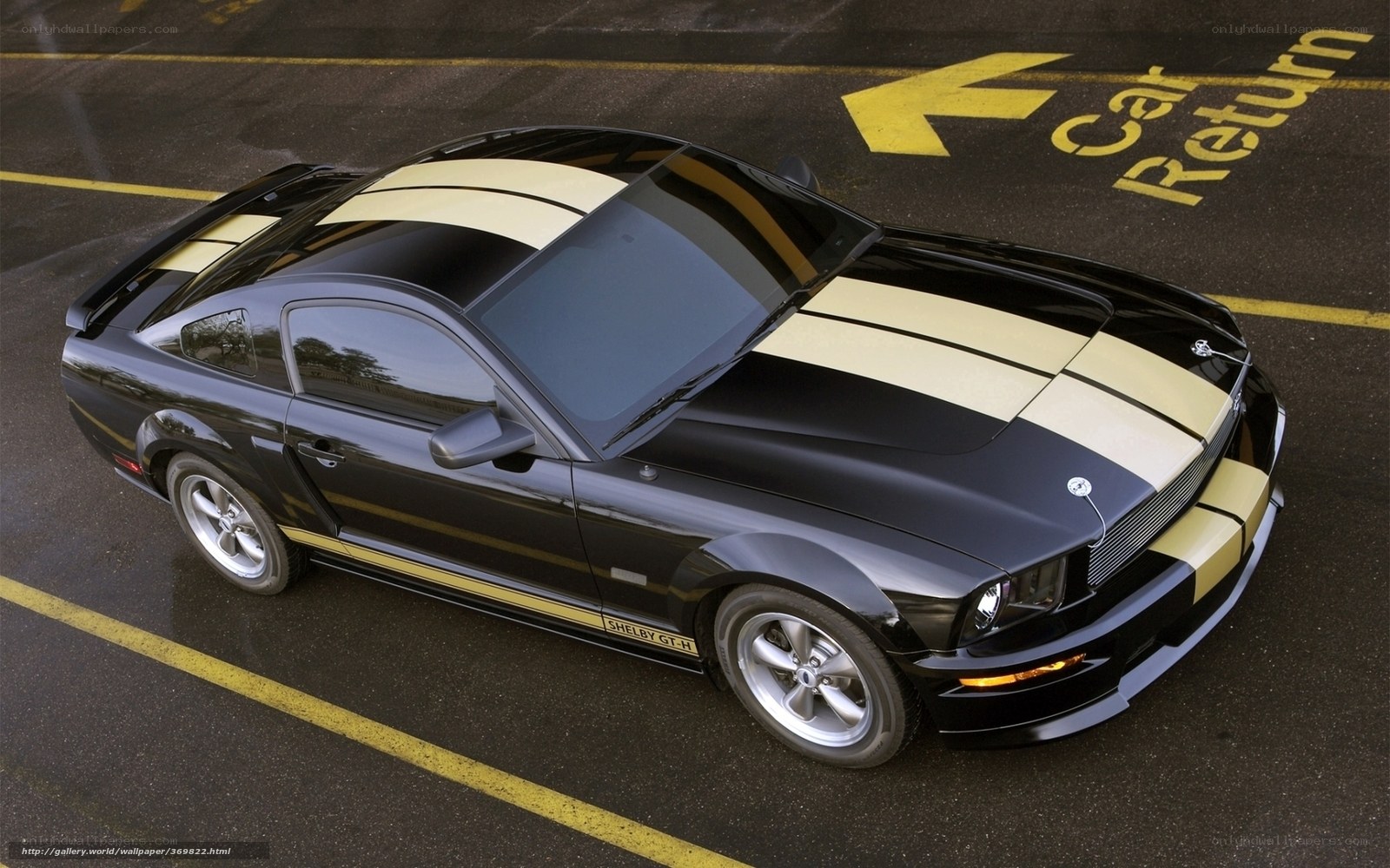 Black Shelby GT-H Mustang