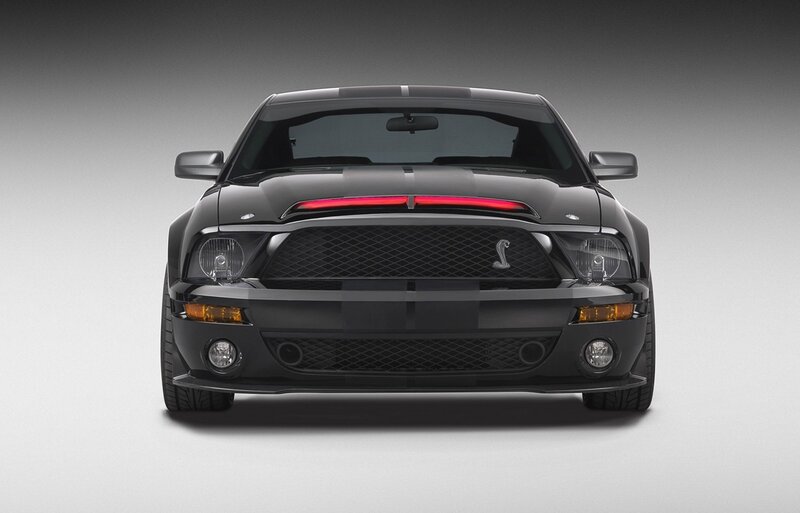 Black Shelby GT500 — Dramatic, Photograph