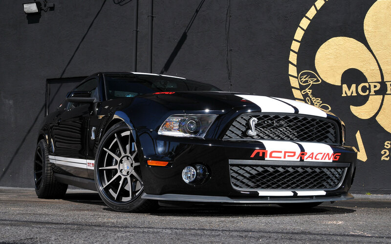 Black Shelby Mustang — Dramatic, Afternoon, Photograph