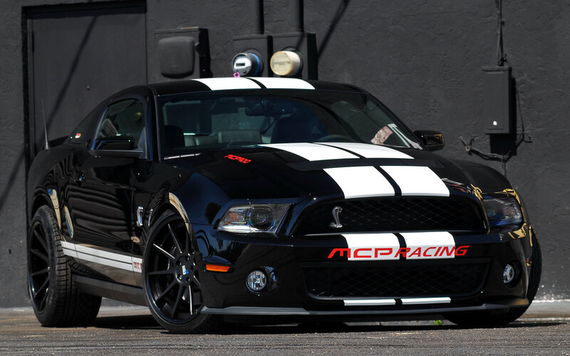 Black Shelby Mustang — Dramatic, Afternoon