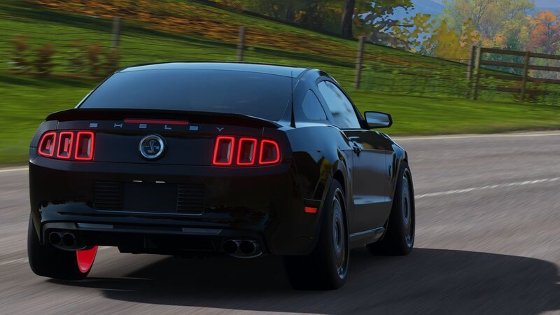 Black Shelby Mustang — Dynamic