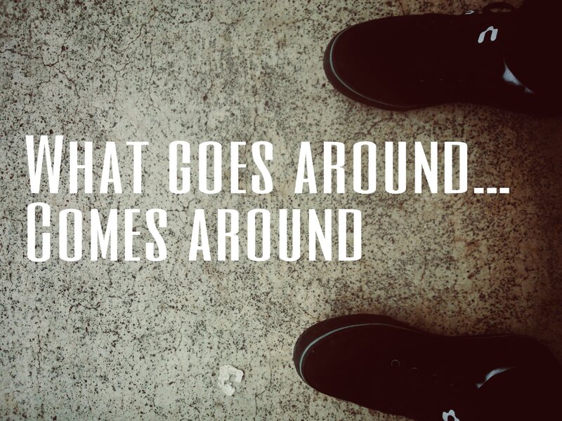 Black Shoes on Concrete