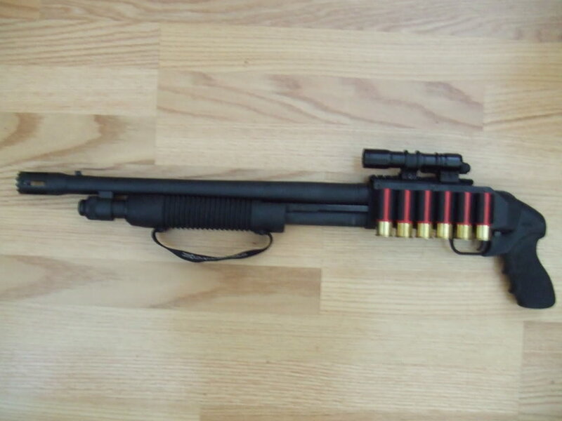 Black Shotgun with Shells