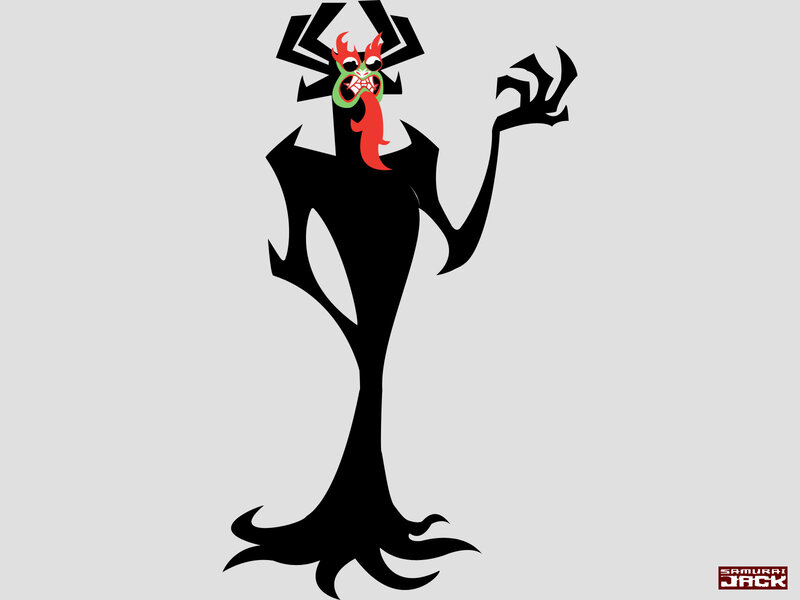 Black Silhouette Character — Dramatic