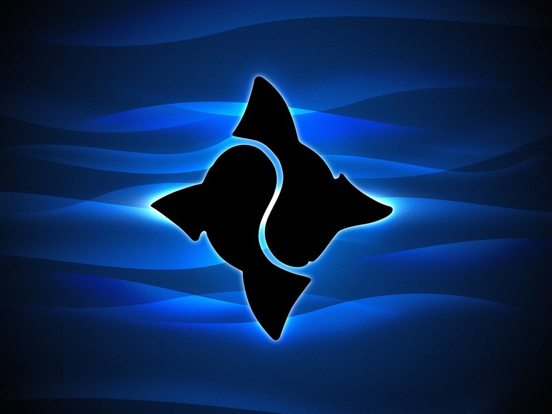 Black Silhouette of a Fish