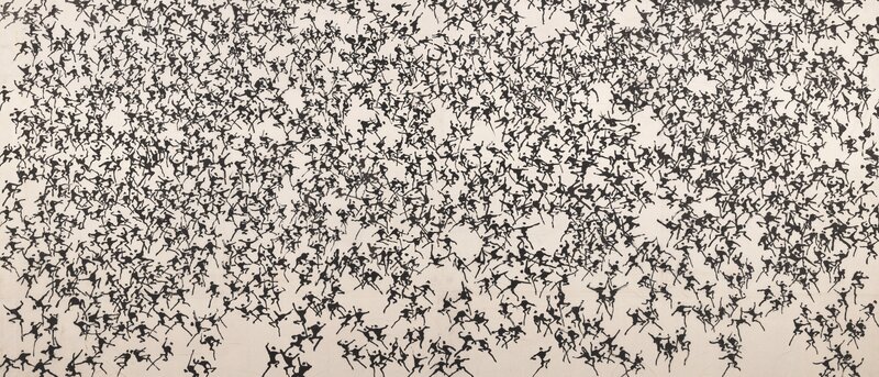 Black Silhouettes on White
