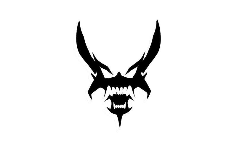 black skull logo