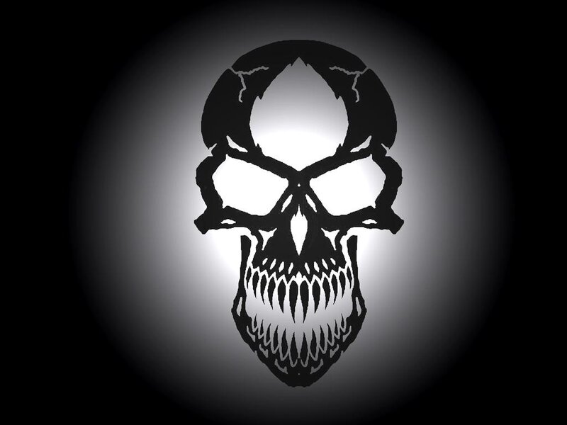 Black Skull Silhouette