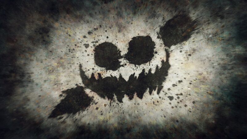 Black Skull Splatter