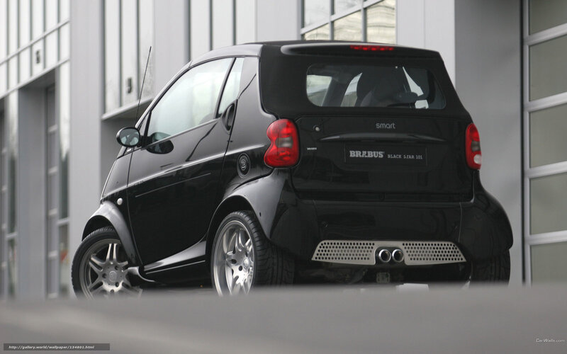Black Smart Car — Neutral, Photograph