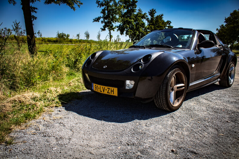 Black Smart Car — Serene