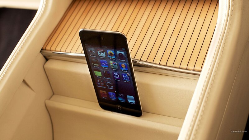 Black Smartphone in Car