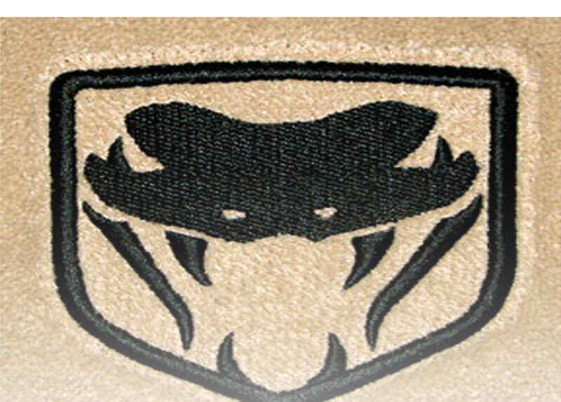 black snake emblem patch