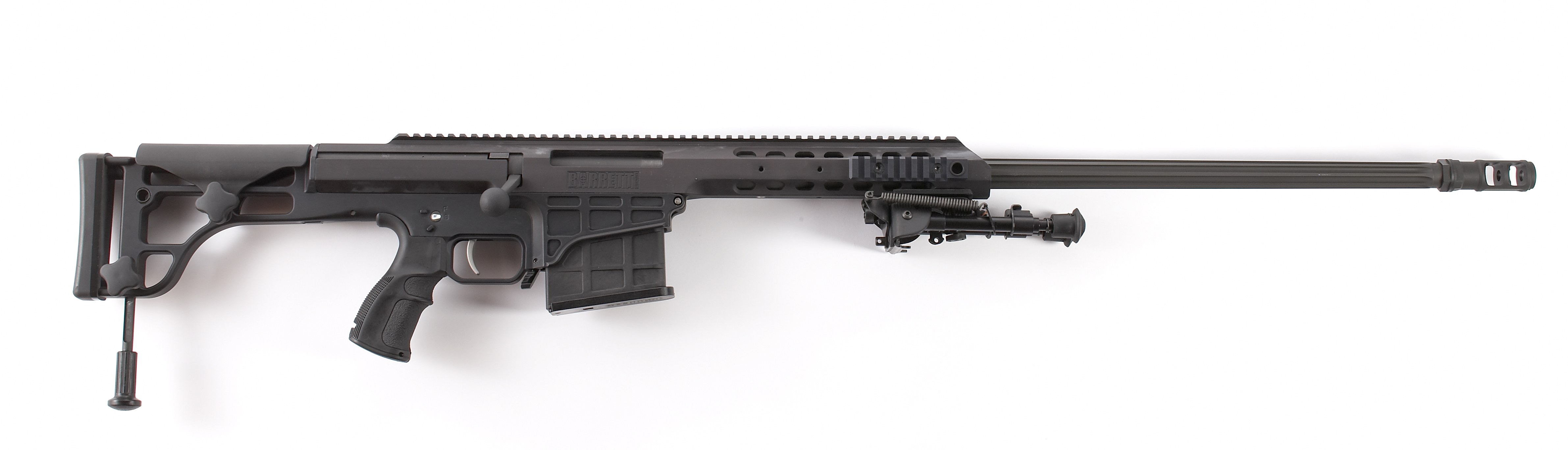 black sniper rifle