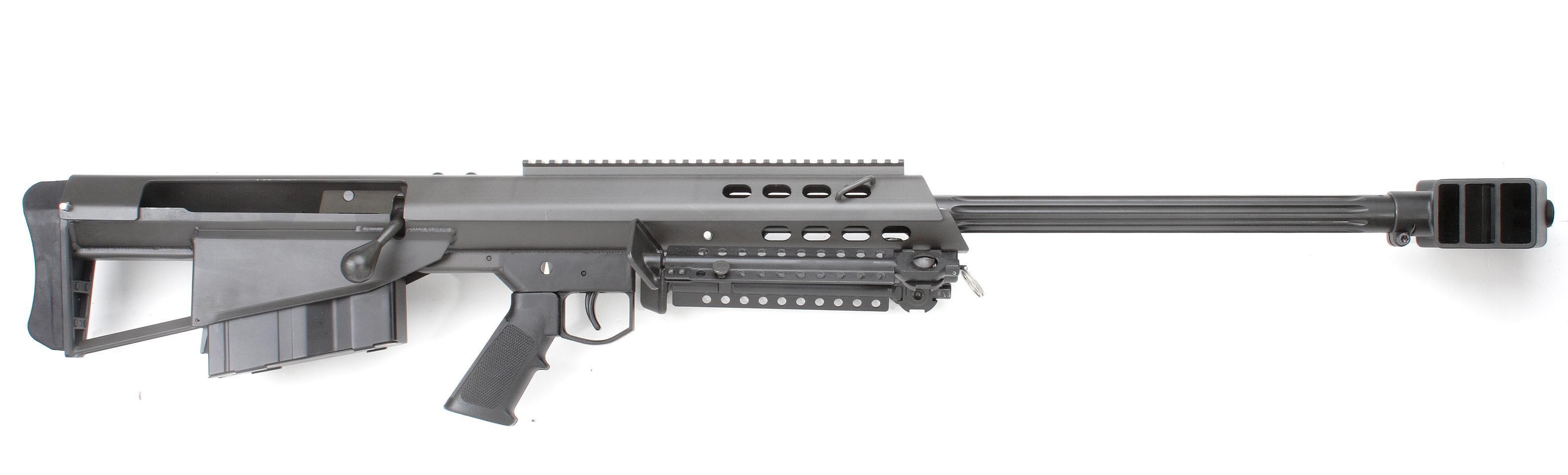 black sniper rifle