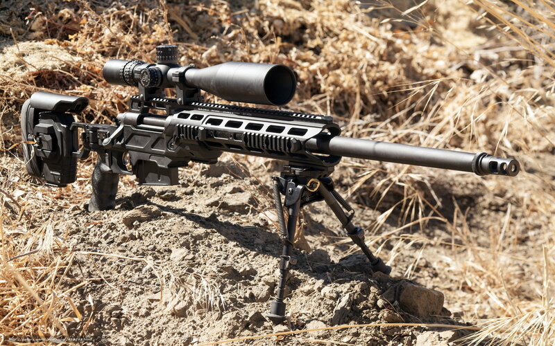 Black Sniper Rifle — Neutral, Afternoon